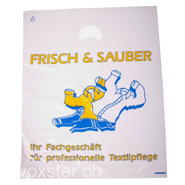 Tragetaschen Motiv "frisch und sauber"