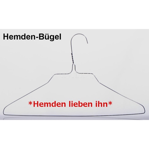 [DB_001] 700 Hemdenbügel aus 1,80 mm Draht für den Hemdenprofi