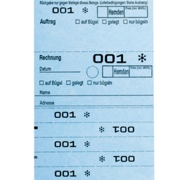 [AB-2] Hemdenblock auf Deutsch in 11 Farben, 5 Abrisse, violet